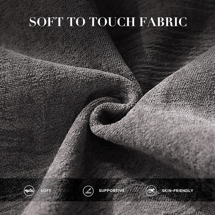 Swivel Accent Chair Set of 2, 34 Inches Wide Upholstered Arm Chair with Plump Back Pillow, Modern Sofa Living Room Chair for Bedroom, Corner, Reading Nook-Grey