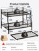 FullXL QueenSize BunkBed Trundle HeavyDuty NoBoxSpring Black