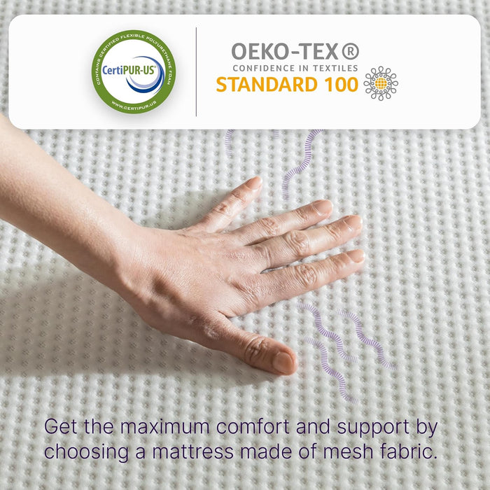 Full Size BambooCharcoal Memory Foam Premium Mattress