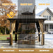 10x10 Ft Aluminum Hardtop Gazebo Weatherproof Netting