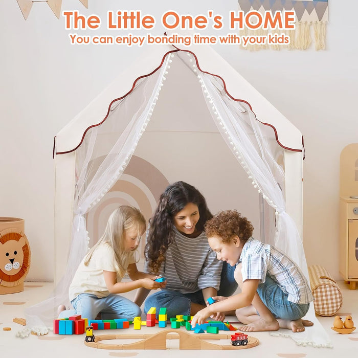 Kids Tent Animals Toddler Playtent for Boys Girls,Large and Foldable Kids Playhouse with Windows, Portable and Lightweight Play Tent Indoor&Outdoor for Gift to Toddlers