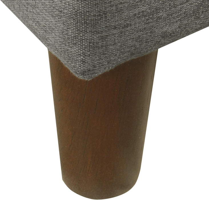 24" Storage Ottoman, Gray