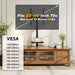Floor TV Stand with Power Outlet, TV Mount Stand for 32-60 Inch Tvs up to 88 Lbs, Swivel TV Stand Mount with Height Adjustment and Safety Wood Base for Office, Corner, Max VESA 400X400Mm