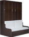 Queen Size MurphyBed WithSofa EspressoFinish SolidWood