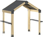 Outdoor Grill Gazebo Featuring Hardtop 7.7x5.7 Feet