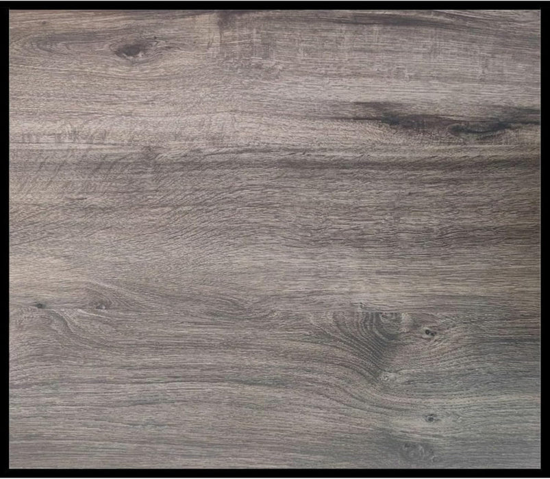 LYS L-Shaped Industrial Desk - Gray Oak Top - 29.50" Height X 67" Width X 52.13" Depth