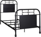 Industries Vintage Series Full Metal Bed, 80" X 59" X 54", Distressed