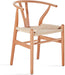 Wood Wishbone Dining Room Chairs Mid Century Modern Wooden for Your Beach House, Fully Assembled