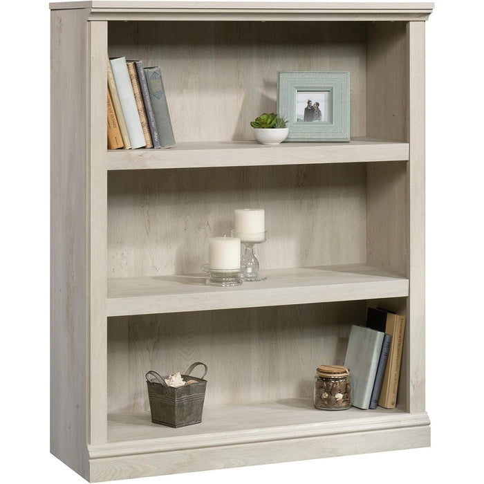 Miscellaneous Storage 3-Shelf Bookcase/ Book Shelf, Chalked Chestnut Finish