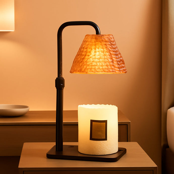 Candle Warmer Lamp with Timer Dimmer - Valentine'S Day Birthday Gifts for Women Mom White Elephant Gifts Home Room Decor, Adjustable Height Wax Melt Warmer Lamp for Scented Jar Candles with 2 Bulbs