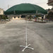 48 Inch Silver Glue Outdoor Sun Umbrella Can Be Printed with Logo, Double Bone Stall, Circular Umbrella