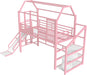 Twin IndustrialStrength Loft Bed With Integrated Slide