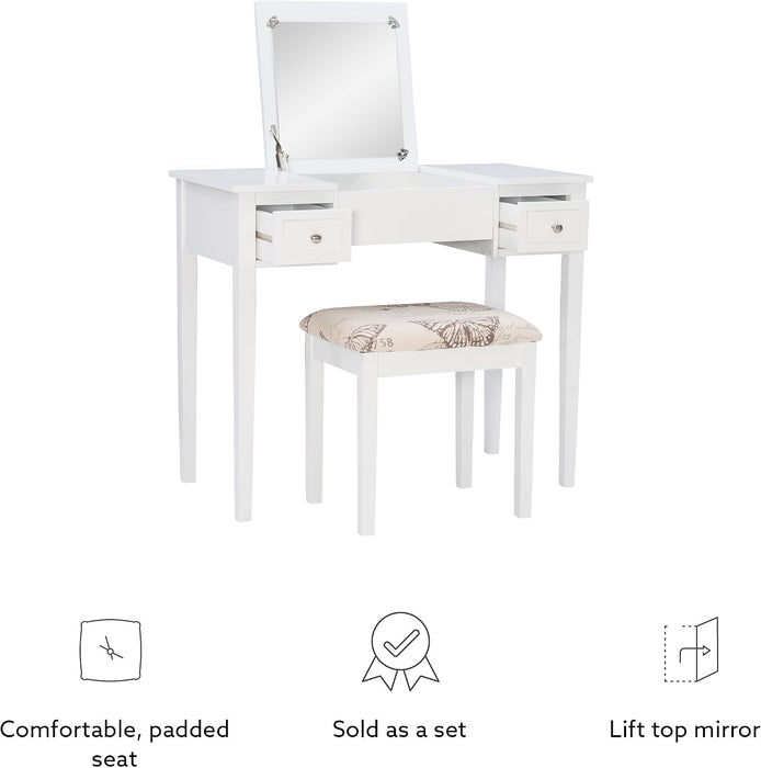 Vanity Set White
