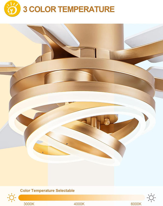 Contemporary 52 Inch White Ceiling Fan Remote Unit