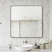 Black Framed Vanity Mirror 30x30 Shatterproof HD