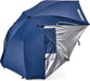 Premiere UPF 50+ Umbrella Shelter for Sun and Rain Protection (8-Foot, Blue)