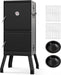 Charcoal Grills, 40" Vertical BBQ Smoker Grill with Built-In Thermometer, Adjustable Air Dampers, Removable Water Pan & Grill Grates for Backyard Picnics, Party, Outdoor Camping