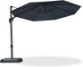 Cantilever Umbrella 10 Feet round Smooth 360° Rotation Grey | Rock-Solid Stability, Smooth One-Hand Adjustment, Expansive Shade Coverage, Stay Cool & Protected, Built for Lasting Comfort