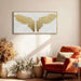 White and Gold Wall Decor Framed Modern Abstract Wall Art Bird Canvas Prints Paintings Neutral Wall Art for Bedroom Office Kitchen 20"X 40"