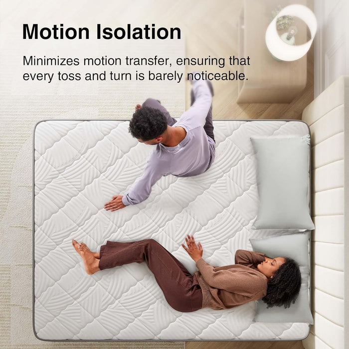 Twin XL Hybrid Mattress Featuring Motion Isolation