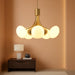 Mid Century Modern Chandelier,G9 Gold Vintage Chandelier Modern 5-Light