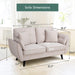 Modern Loveseat Couch with Pillow (63")