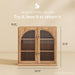 Camel 32 Freestanding Kitchen Cabinet Adjustable Shelves