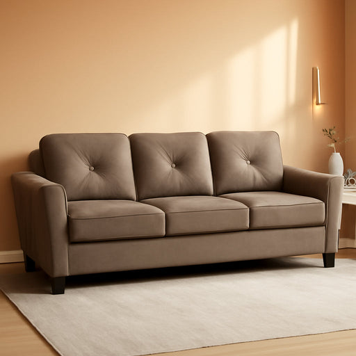 Harrington Sofa Microfiber Brown