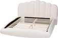 Grenier Boucle Fabric Floating Bed, King, Cream