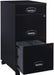 3 Drawers 29.52" Vertical Black Metal Filing Cabinet Lockable Pre-Assembled Movable Letter Size for Home, Office