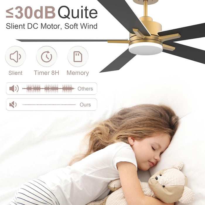 Smart 52 Ceiling Fan DC Motor Advanced Lighting