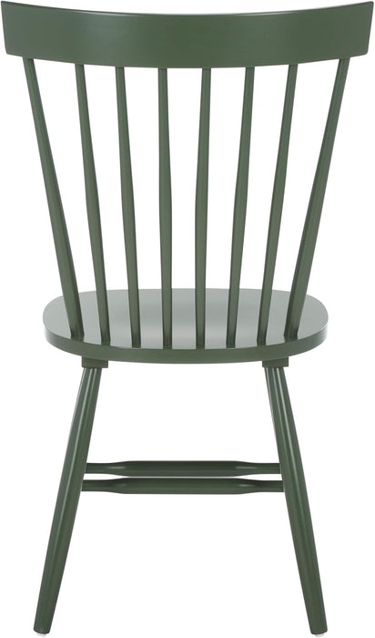 Home Collection Parker Dusty Green Windsor Spindle Solid Wood Dining Chair Set of 2