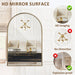 Antique Gold Arched Wall Mirror 24" X 36"