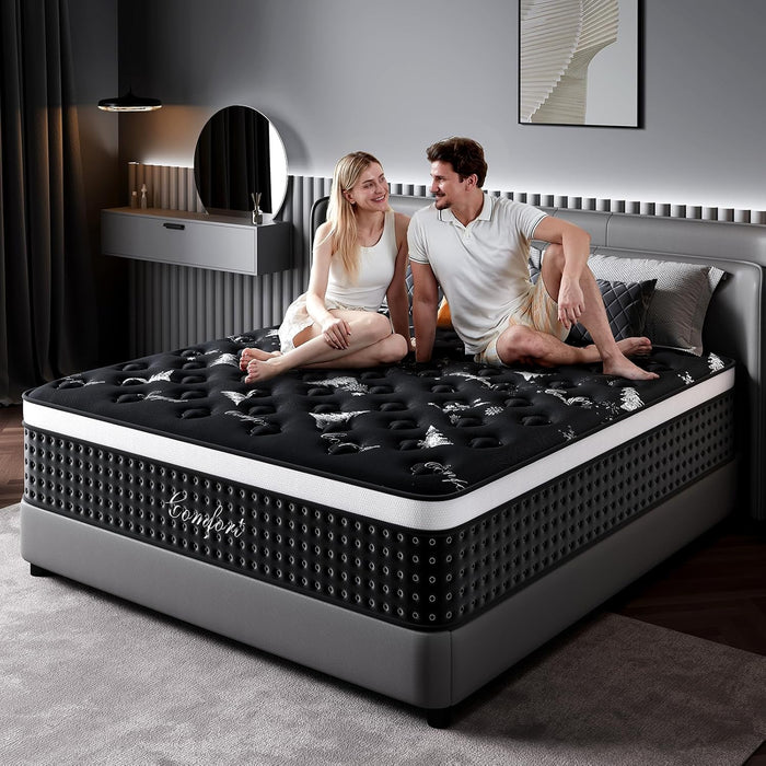 Queen Mattress 12 Inch,Queen Size Mattresses in a Box,Cooling Mattress