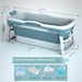 Simple Adult Foldable Portable Bathtubs Creative Bathroom Full Body Hot Tub Home Ice Bath Bucket Thickened Plastic Swimming Pool