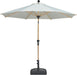 Patio Umbrella 10Ft Market Table round Push Button Tilt, Cream