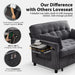 55Inch Convertible Sleeper Sofa With USBPort Corduroy