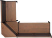 Black and Pecan Breakfast Dining Set Ardmore Nook