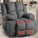 Oversized Swivel Recliner with Cup Holder