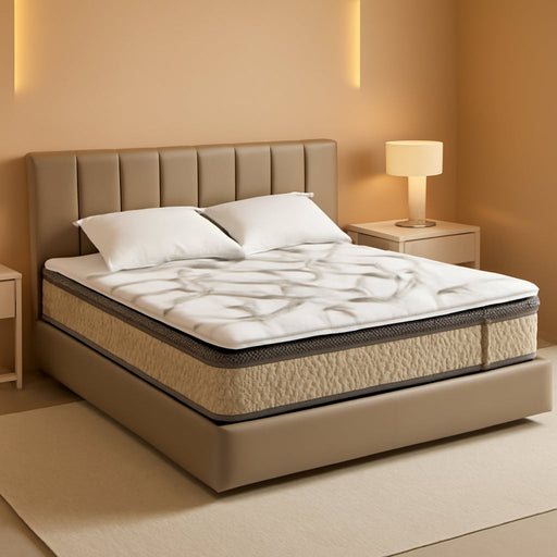 Queen Mattress 12 Inch, Hybrid Mattress, Medium Firm for Back Support