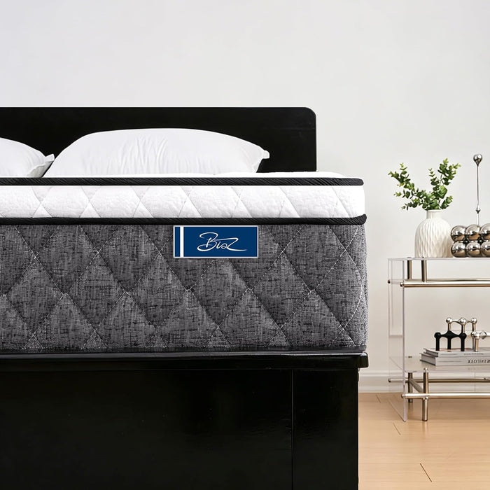 Full Size Mattress, 12 Inch Cooling Hybrid Full Mattress in a Box