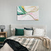 Green Abstract Wall Art for Living Room Modern Pink and Gold Emerald Green Marble Artwork Painting Canvas Bedroom Office Home Office Wall Decor 36" X 24"