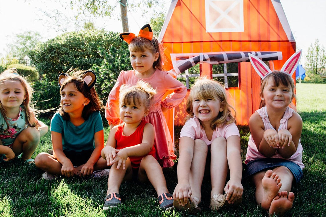 60810 Barnyard Playhouse Tent, 48" X 38" X 48", Multi