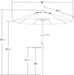 7.5' round Sunbrella Aluminum Outdoor Deck, Pool or Patio Umbrella, Crank Lift, Auto Tilt, Bronze Pole, Terracotta