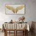White and Gold Wall Decor Framed Modern Abstract Wall Art Bird Canvas Prints Paintings Neutral Wall Art for Bedroom Office Kitchen 20"X 40"
