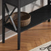Console Table with Drawers, Narrow Wood Accent Sofa Table Entryway Table with Storage Shelf for Entryway, Front Hall, Hallway, Living Room, Black