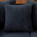 Modular Sectional Sofa 159" U-Shaped, Black Chenille