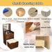 Walnut Compact Vanity Desk With Illuminated Mirror