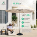 9FT Outdoor Patio Umbrella, Market Umbrella, Beige