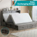 57Inch Murphy CabinetBedSeriesLine USBChargingPlus